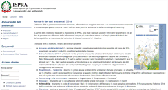 Desktop Screenshot of annuario.apat.it