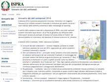 Tablet Screenshot of annuario.apat.it